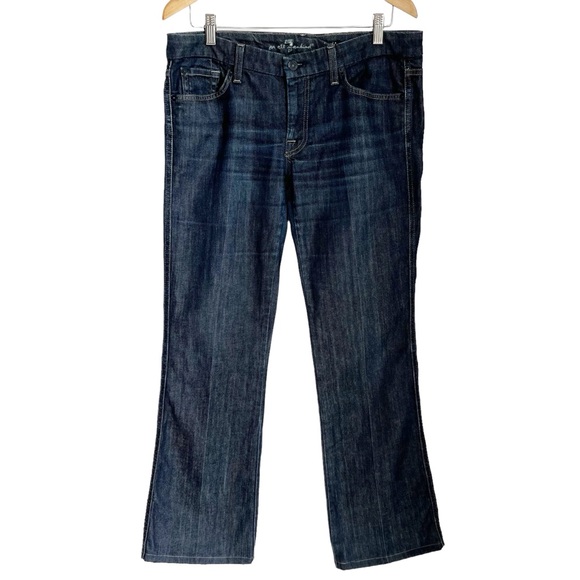 7 For All Mankind Jeans A Pocket Flare Y2K - Picture 2 of 12